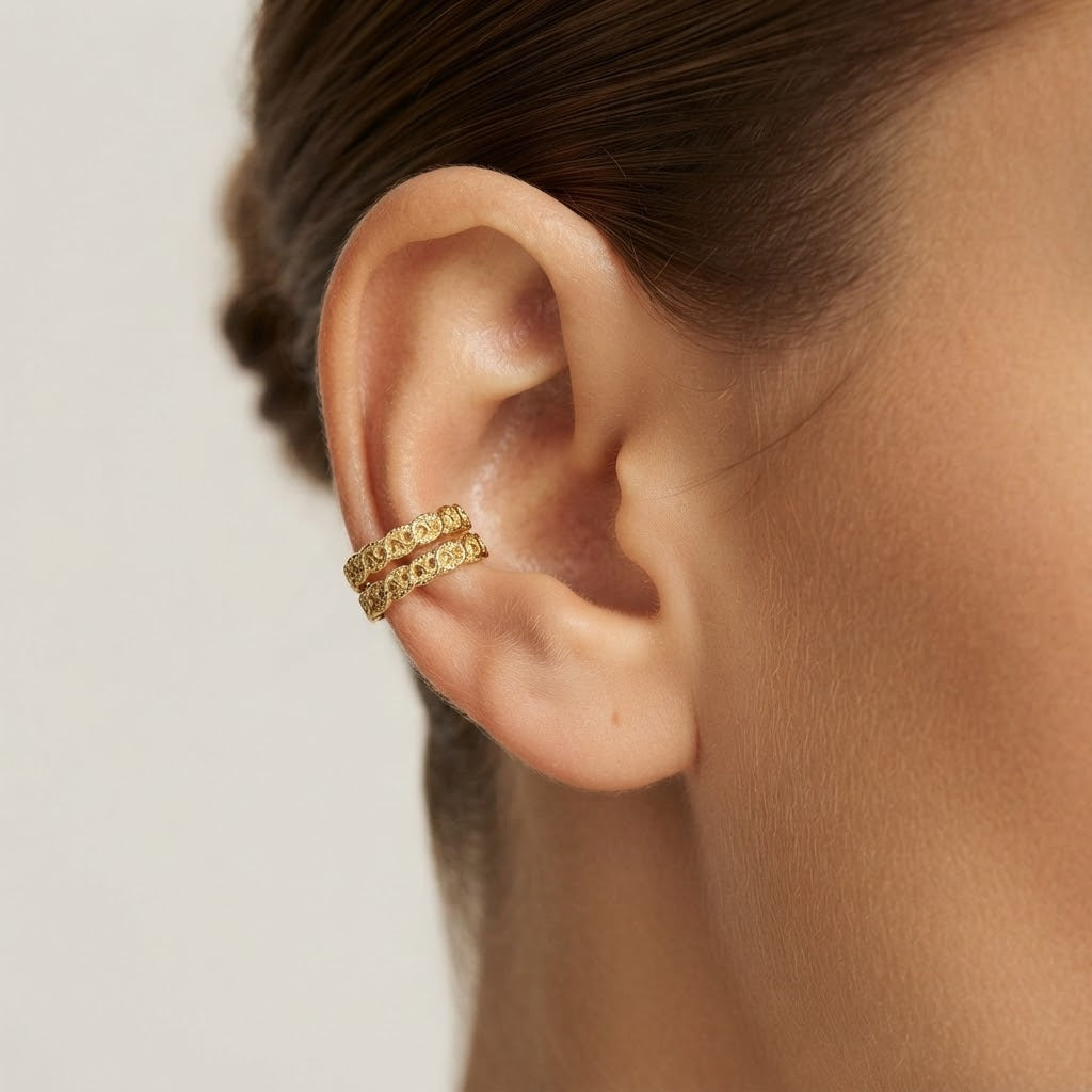 Luna Textured Ear Cuff