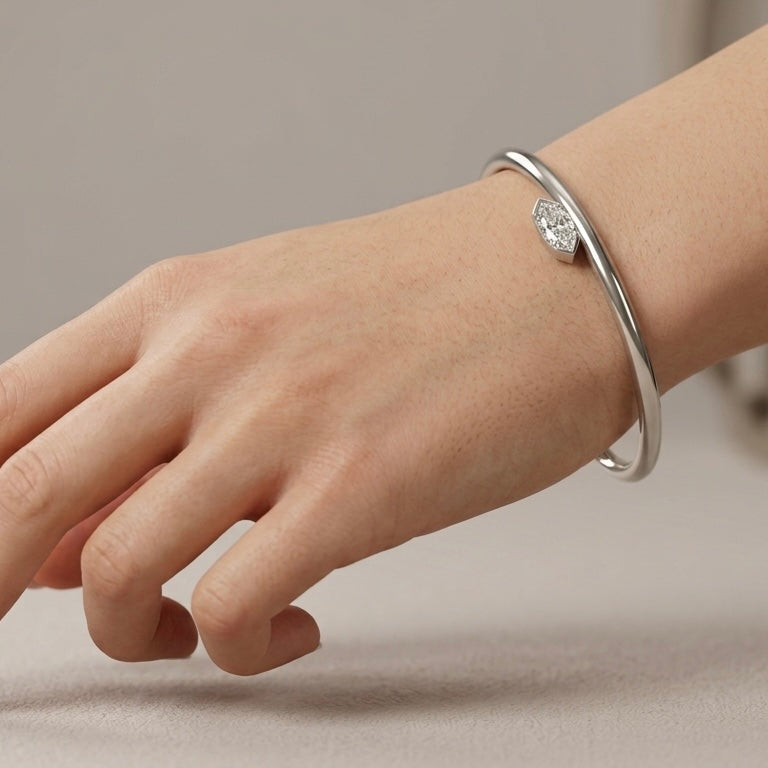 Marquise Solitaire Cuff
