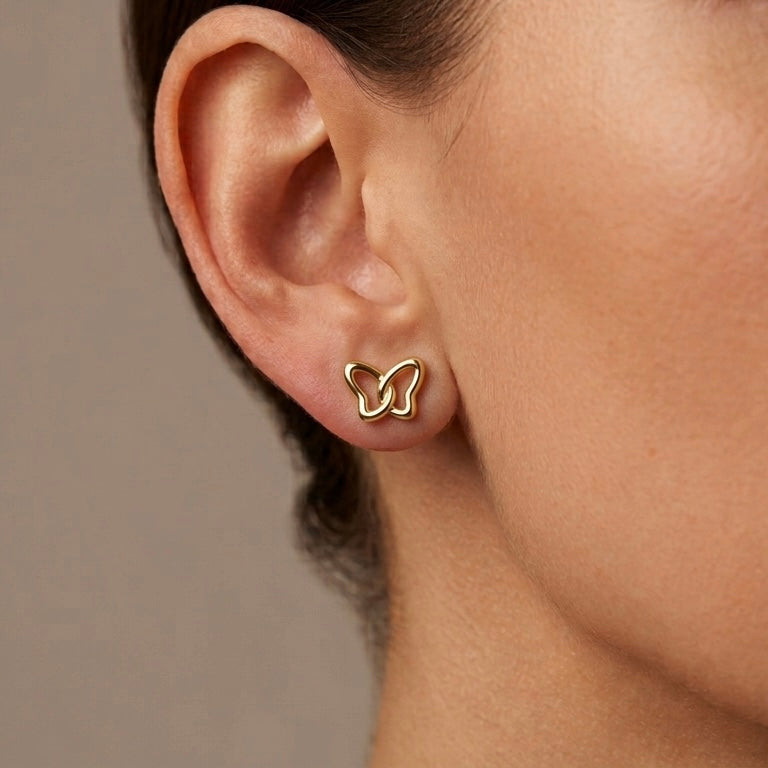 Mariposa Butterfly Stud Earrings