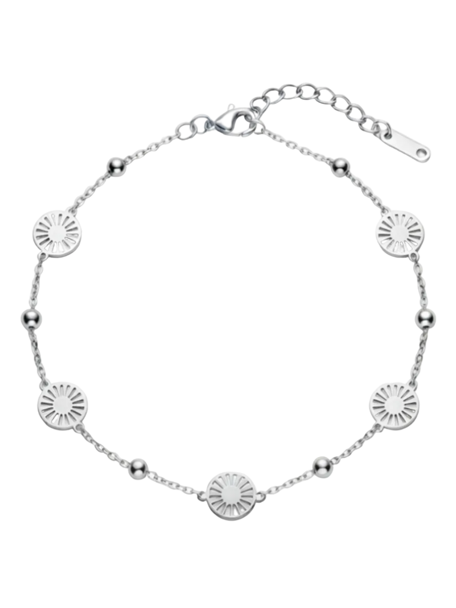 Solara Sunburst Station Bracelet