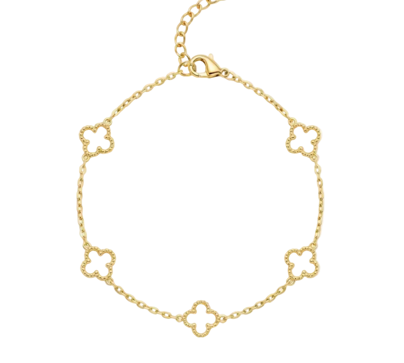 Clover Grace Station Bracelet