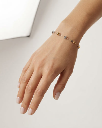 Aurora Gemstone Station Bracelet