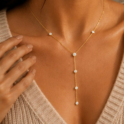 Crystal Drop Necklace