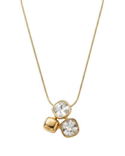 Trinity Spark Pendant Necklace