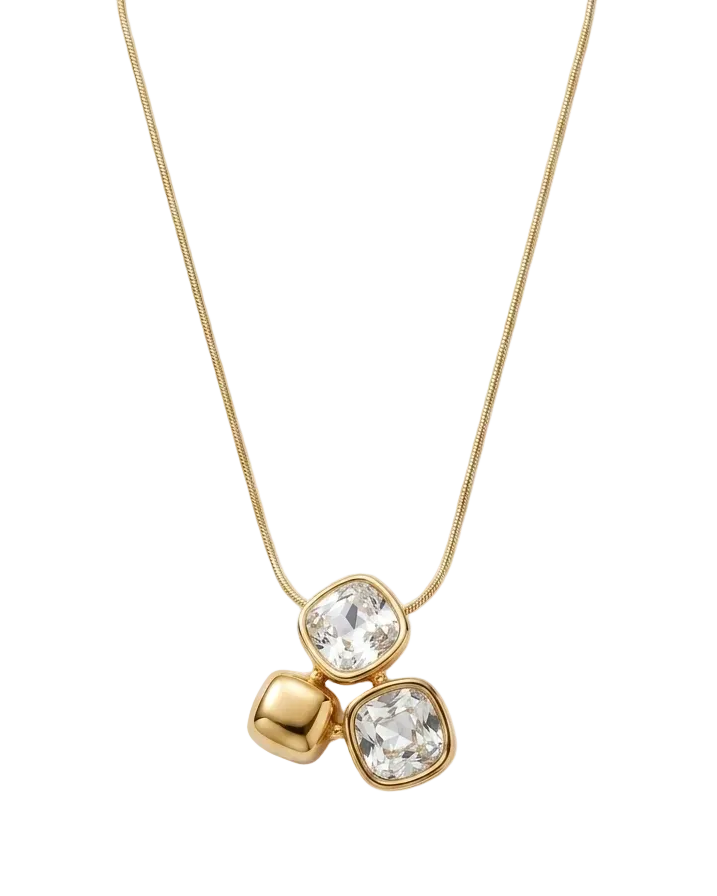 Trinity Spark Pendant Necklace
