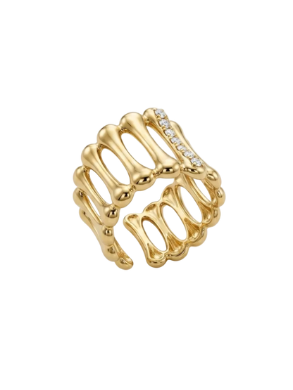 Multiband Statement Ring