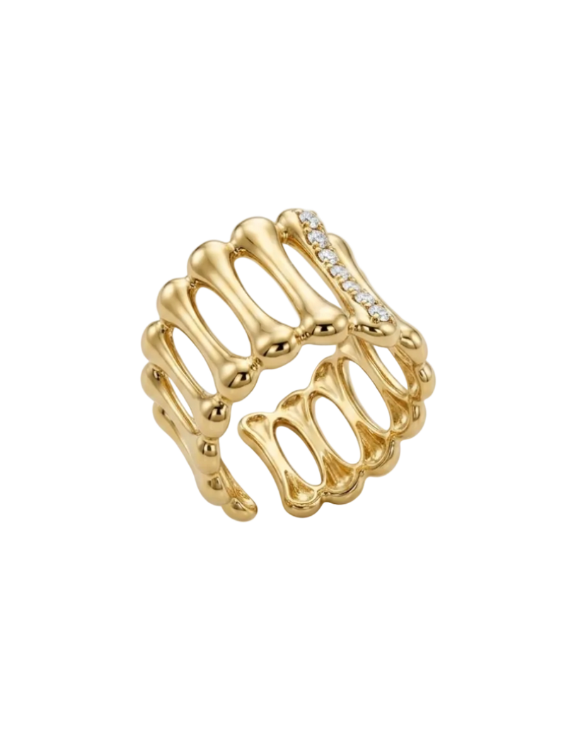 Multiband Statement Ring