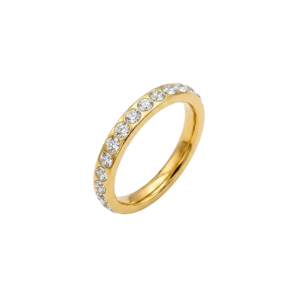 Lumina Crystal Band Ring