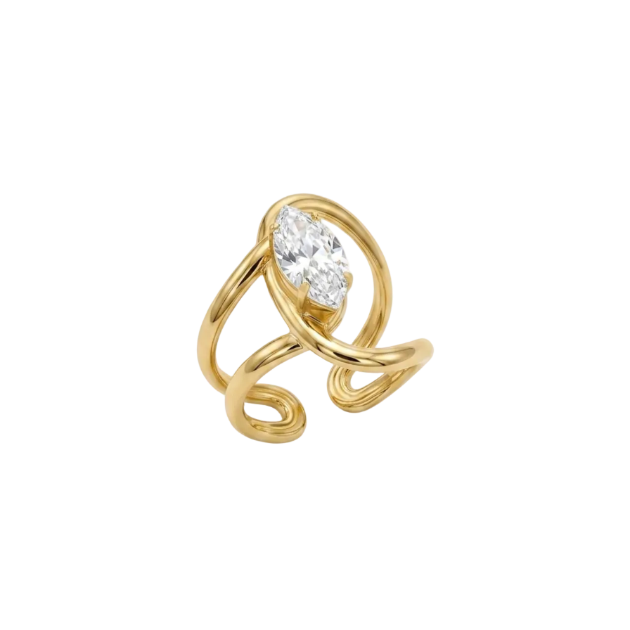 Valencia Marquise Solitaire Ring