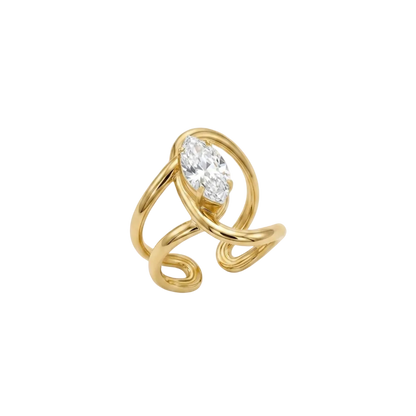 Valencia Marquise Solitaire Ring