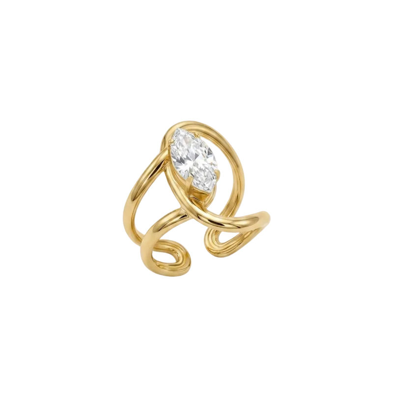 Valencia Marquise Solitaire Ring