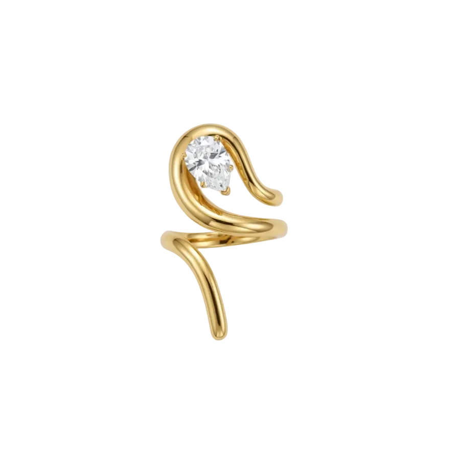 Wrap Solitaire Ring