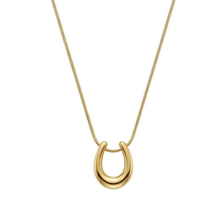 Horseshoe Pendant Necklace
