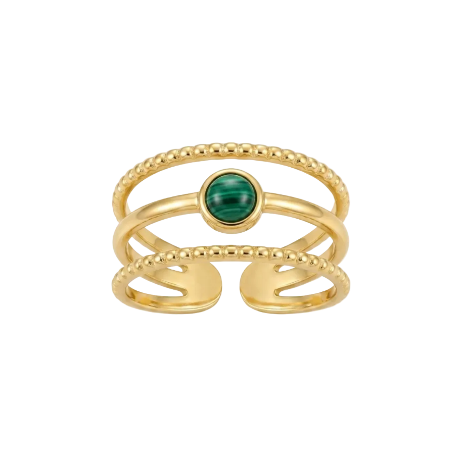 Green Gemstone Ring