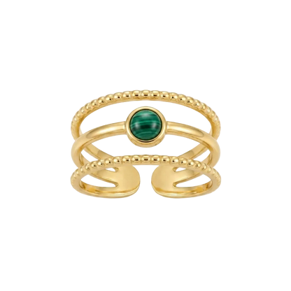 Green Gemstone Ring