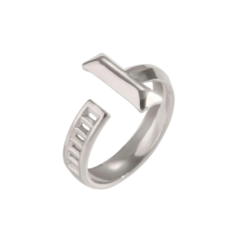 Minimalist T Bar Ring