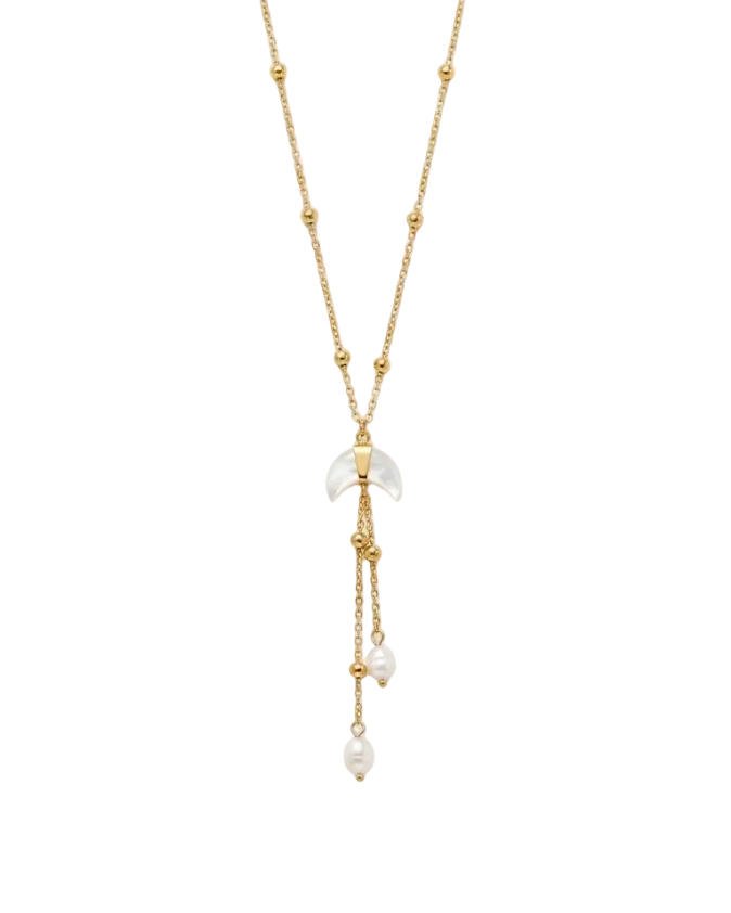 Seraphine Pearl Cascade Necklace
