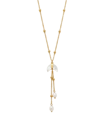 Seraphine Pearl Cascade Necklace