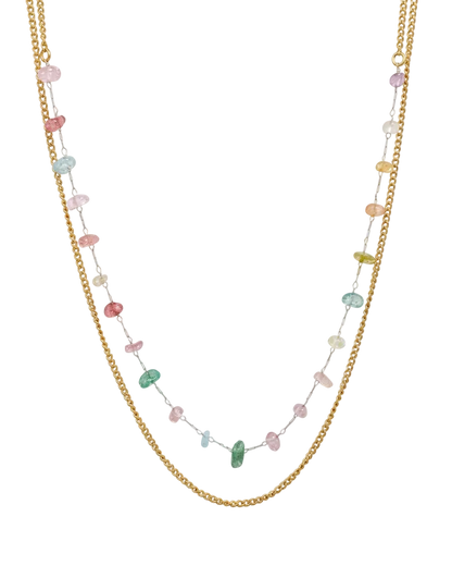 Pastel Gemstones Necklace
