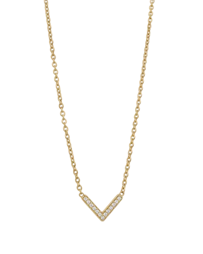 Crystal V Necklace