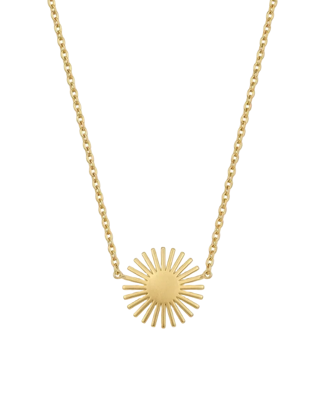 Gold Sun Necklace