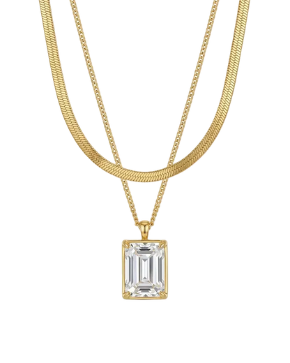 Emerald Layered Necklace