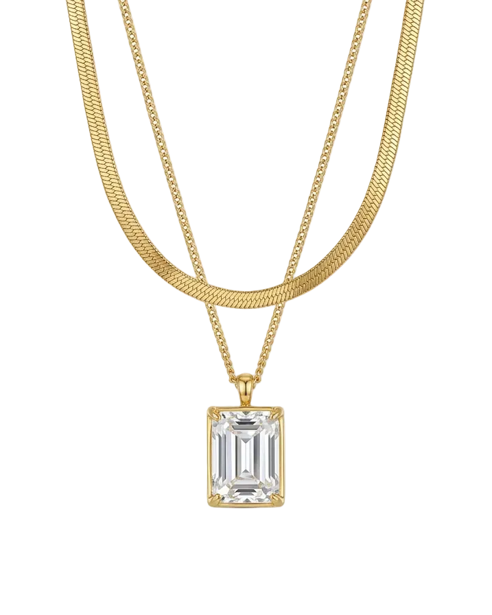 Emerald Layered Necklace