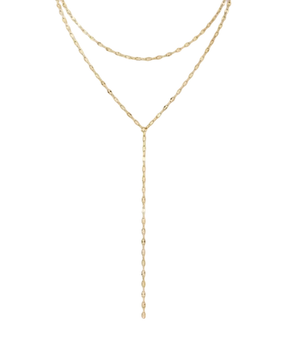 Selene Layered Lariat Necklace