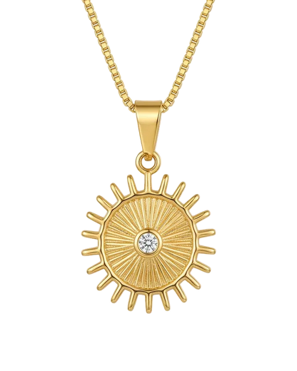 Sunburst Medallion Necklace