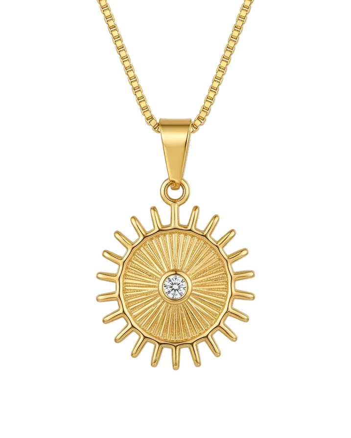 Sunburst Medallion Necklace