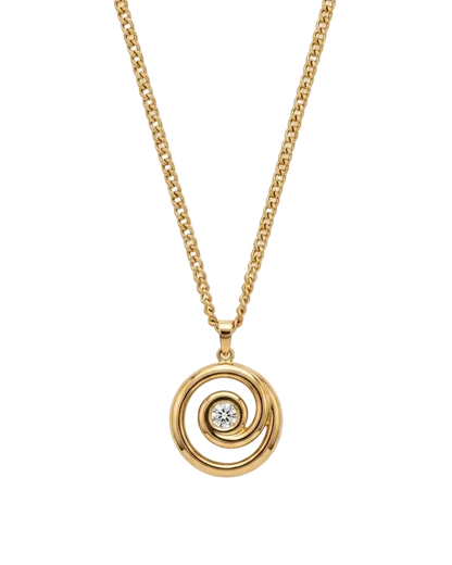 Orion Halo Pendant Necklace