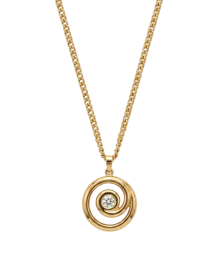 Orion Halo Pendant Necklace
