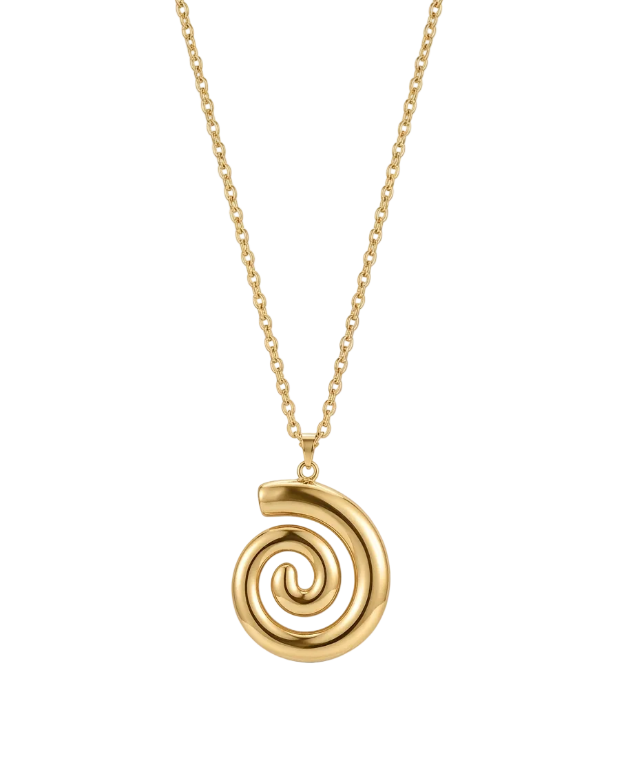 Spiral Pendant Necklace