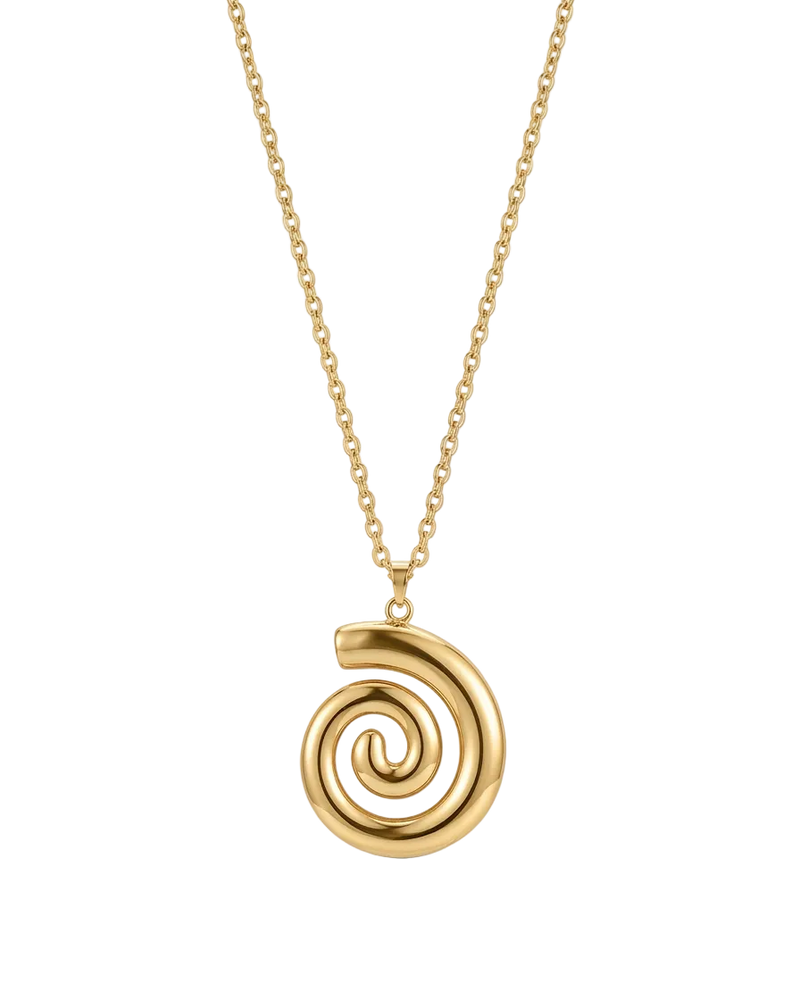 Spiral Pendant Necklace