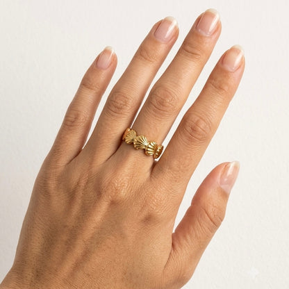 Shell Band Ring