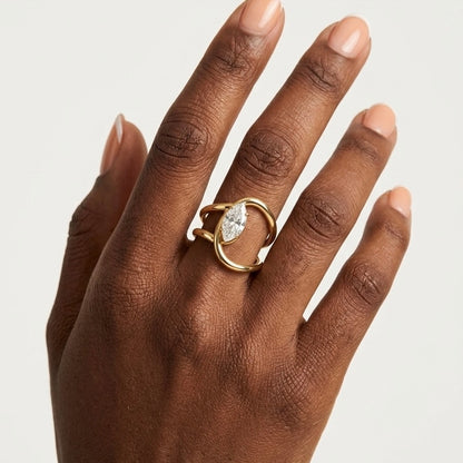 Valencia Marquise Solitaire Ring