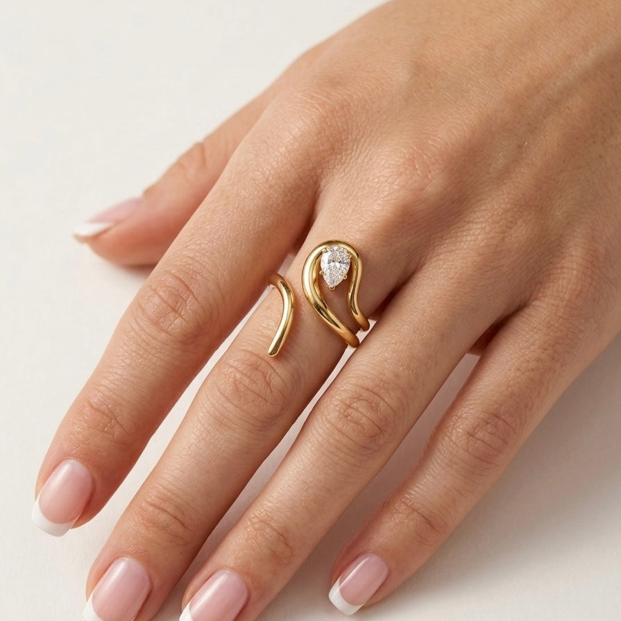 Wrap Solitaire Ring