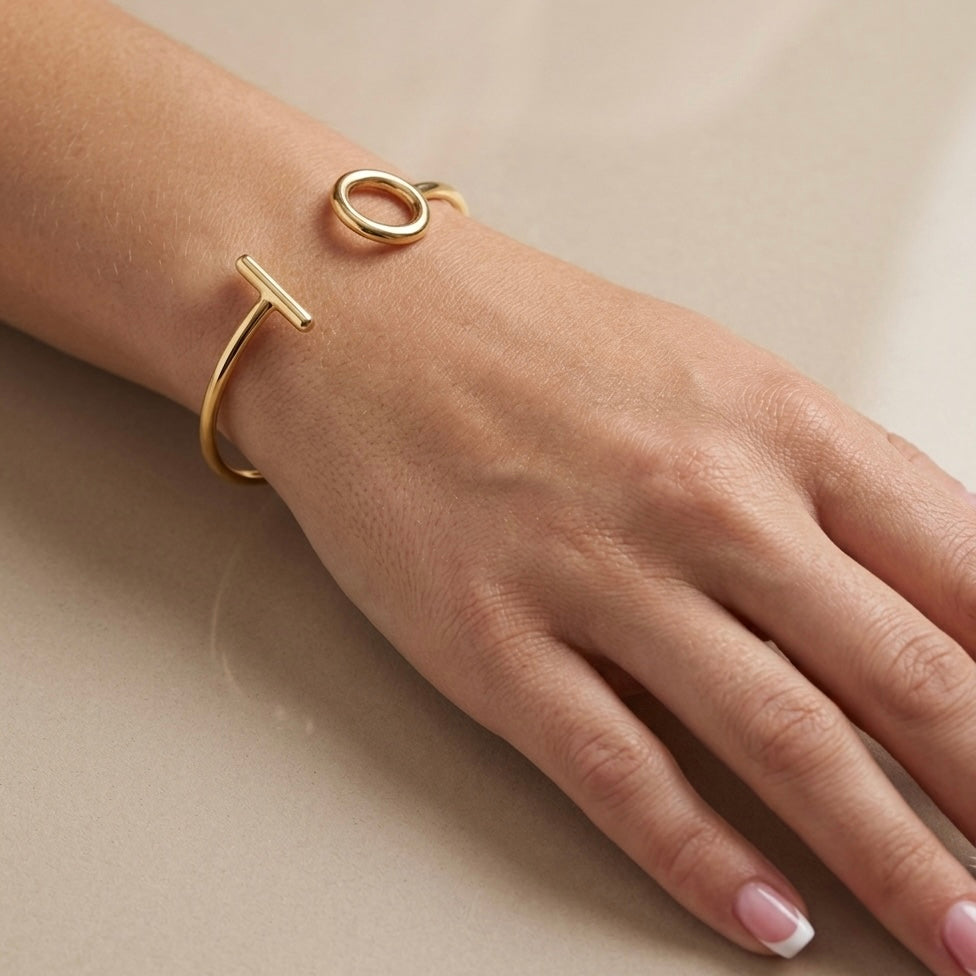 Orbit Open Cuff Bracelet