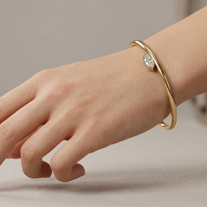 Marquise Solitaire Cuff