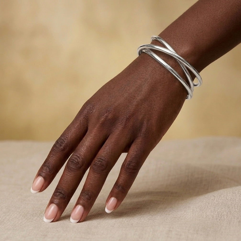 Intertwined Cuff Bracelet