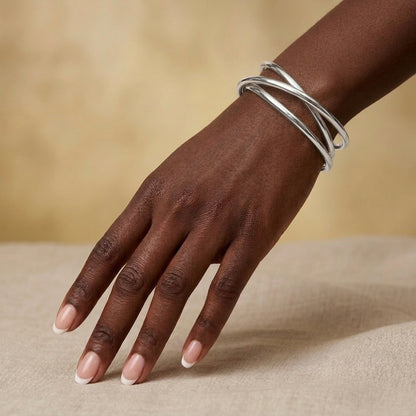 Intertwined Cuff Bracelet