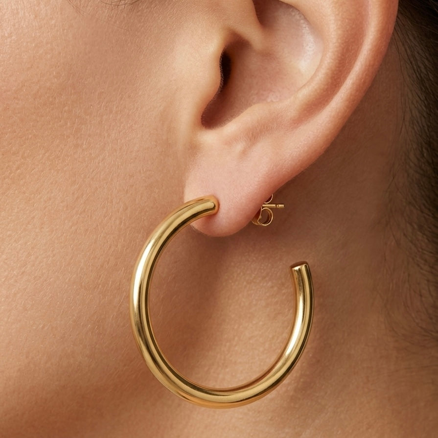 Milano Classic Hoop Earrings