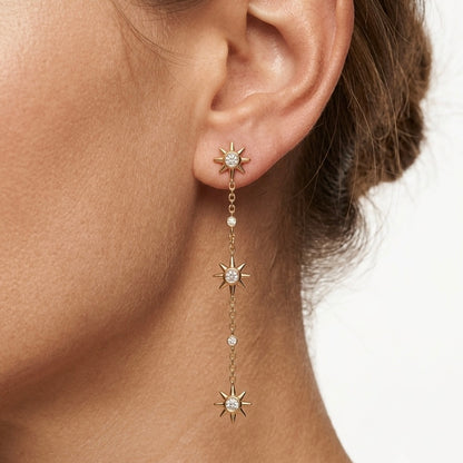 Celestia Starfall Drop Earrings
