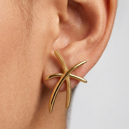 Asteria Cross Earrings