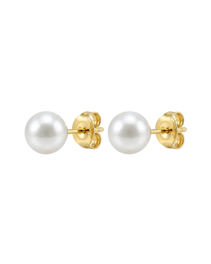Elara Pearl Stud Earrings