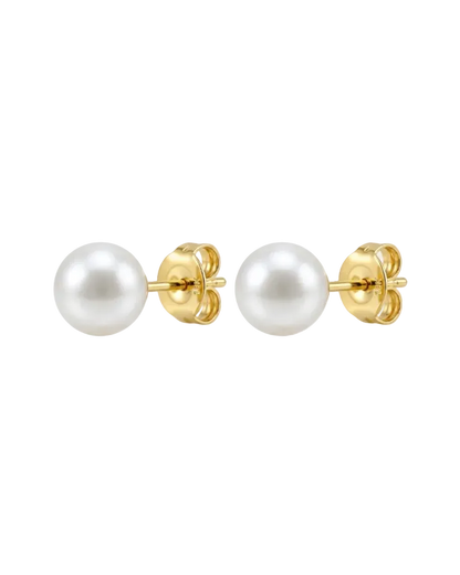 Elara Pearl Stud Earrings