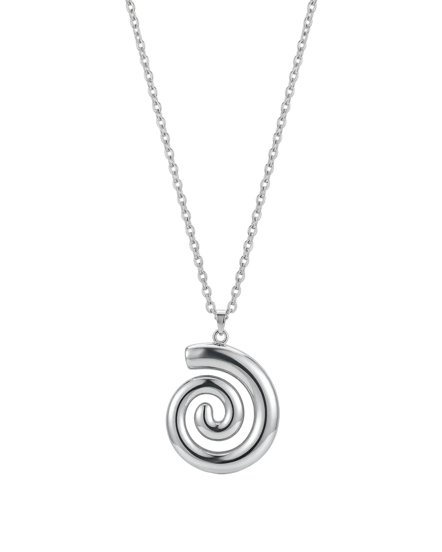 Spiral Pendant Necklace