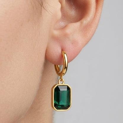 Verde Emerald Drop Earrings