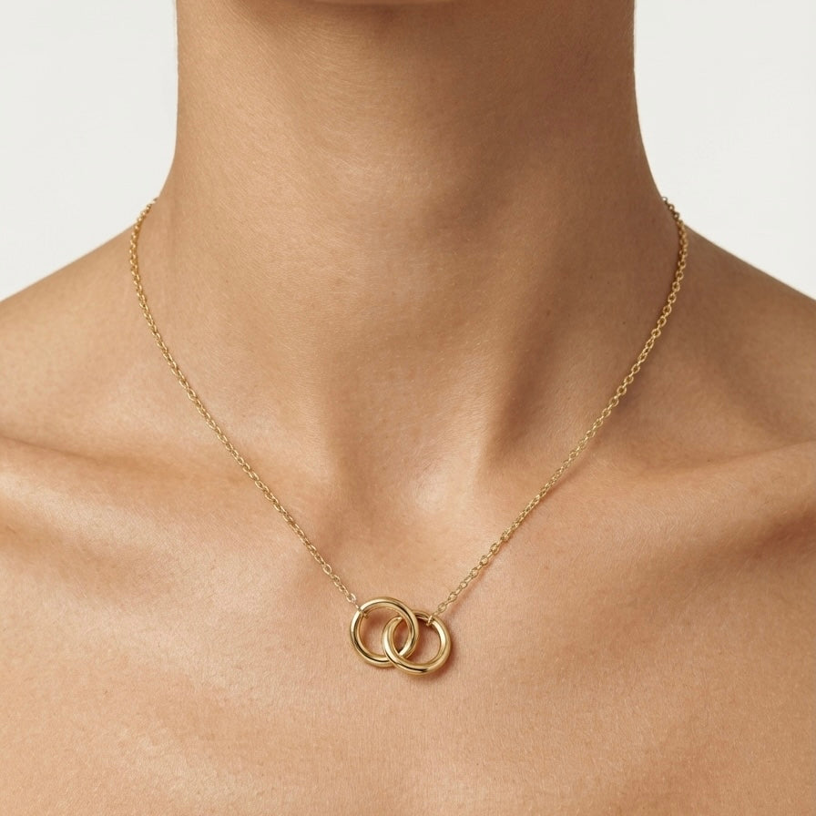 Interlocking Circles Necklace