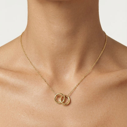 Interlocking Circles Necklace